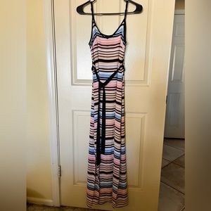 {Derek Heart} Striped maxi dress